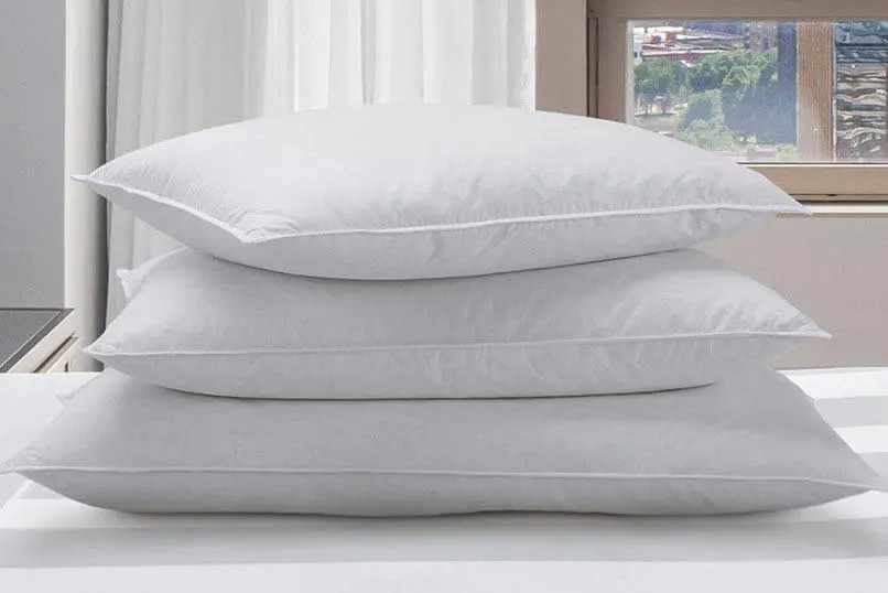 Producto Almohada de plumón y plumas