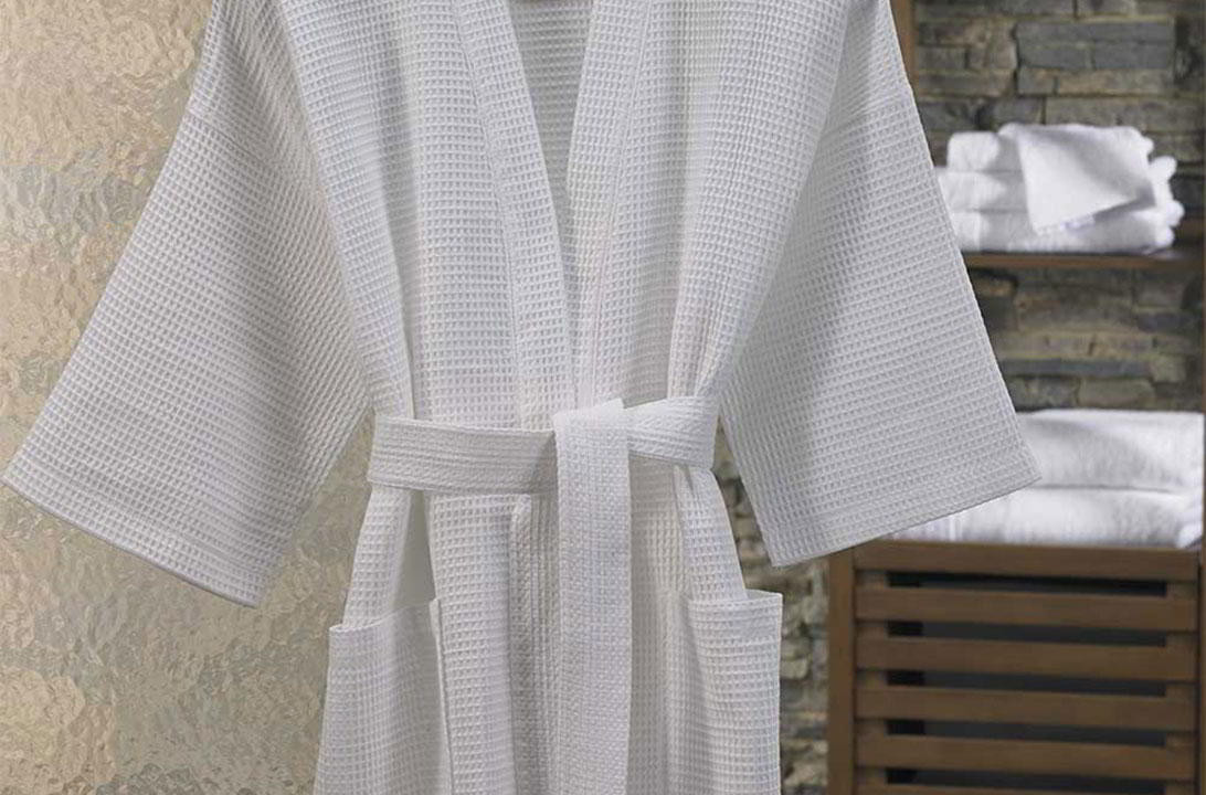 Buy Luxury Hotel Bedding from Marriott Hotels - Waffle Kimono Robe